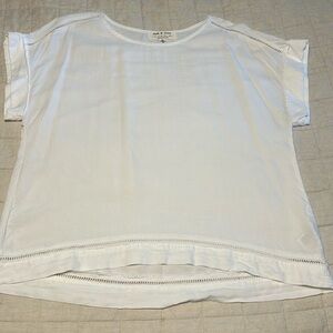 White Anthropologie Blouse